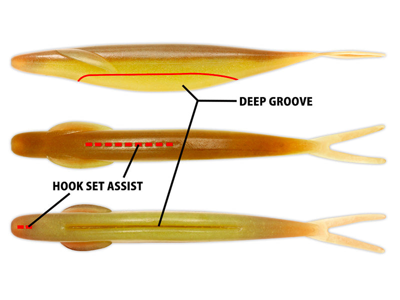 Sakamata Shad Heavy Weight | 7" #114 Champagne Pepper&neon Pearl