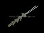 Scissor Comb | 3.0” Dark Thunder/clear Silver