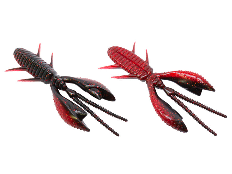Shake Craw | 3.5 #13 Black Red Or Flake