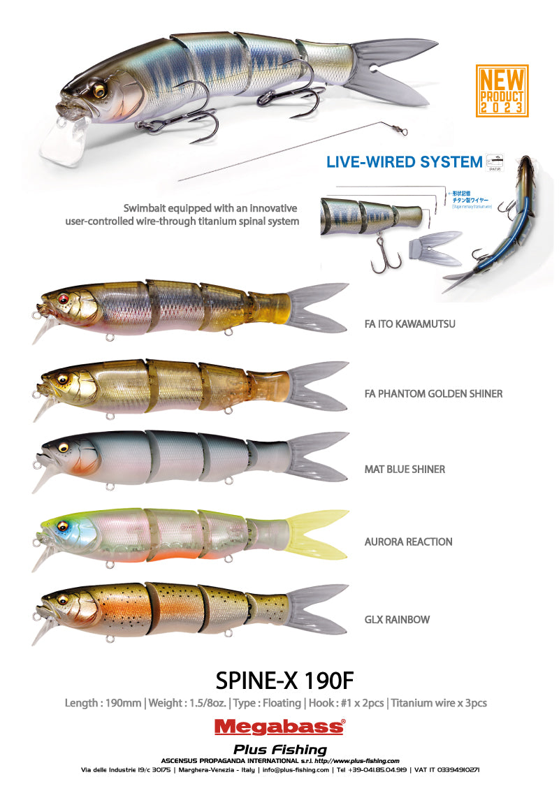 Spine-x 190f – Plus Fishing Store