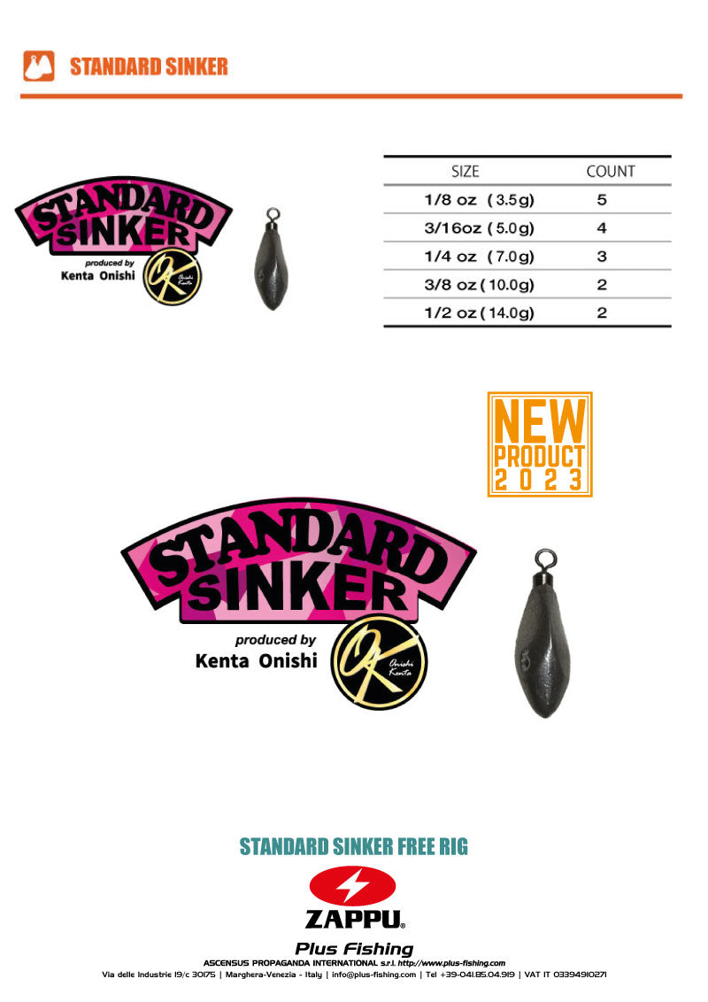 Standard Sinker Free Rig