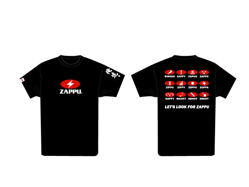 Zappu Mark T-shirts | Black Xl
