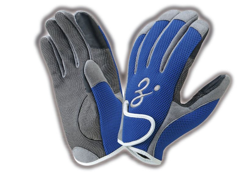 Zenaq 3-d Short Glove | Blue L