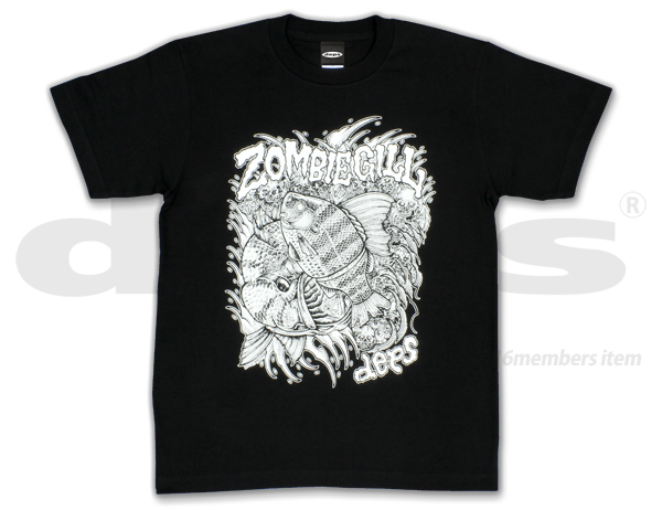 deps zombie gill tee black