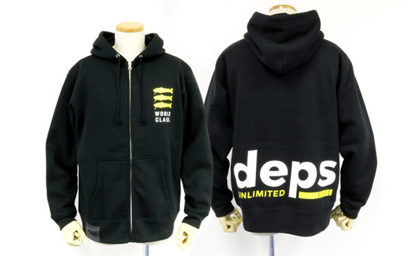 deps zipup parka black