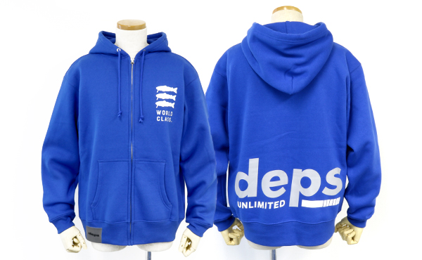 deps zipup parka blue