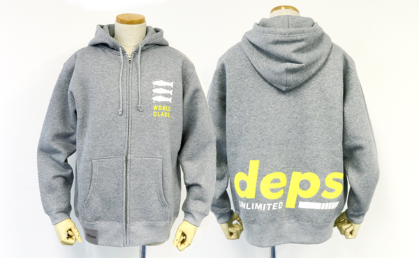 deps zipup parka gray