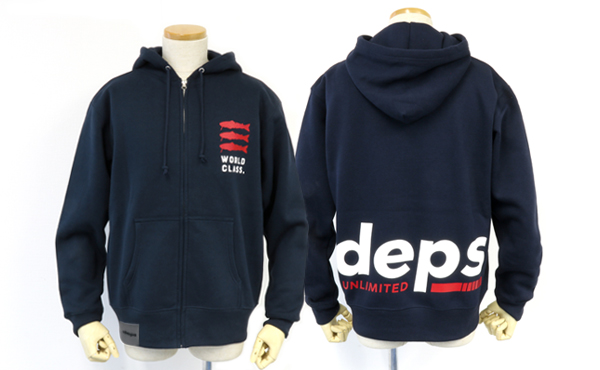 deps zipup parka navy