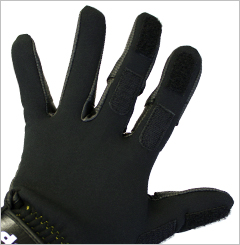 fishing glove backhand