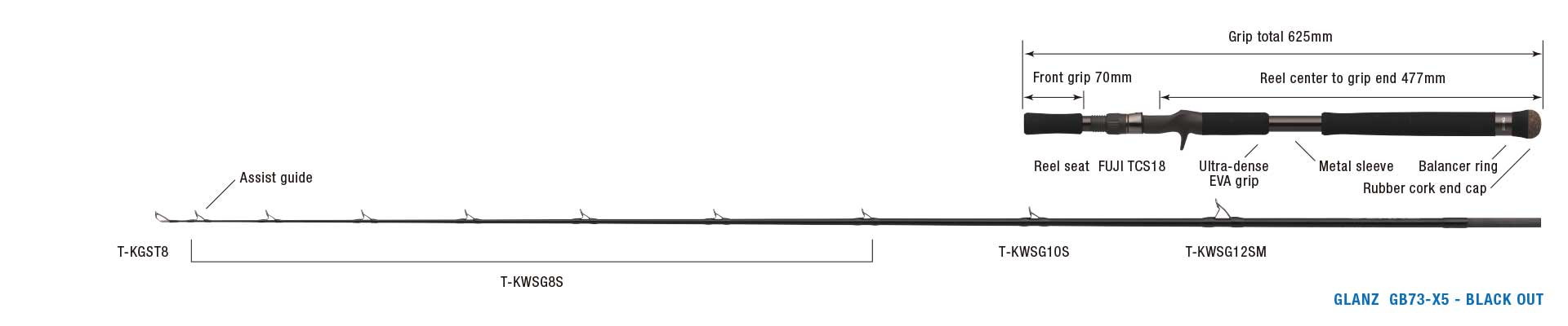 GLANZ | GB73-X5 BLACK OUT